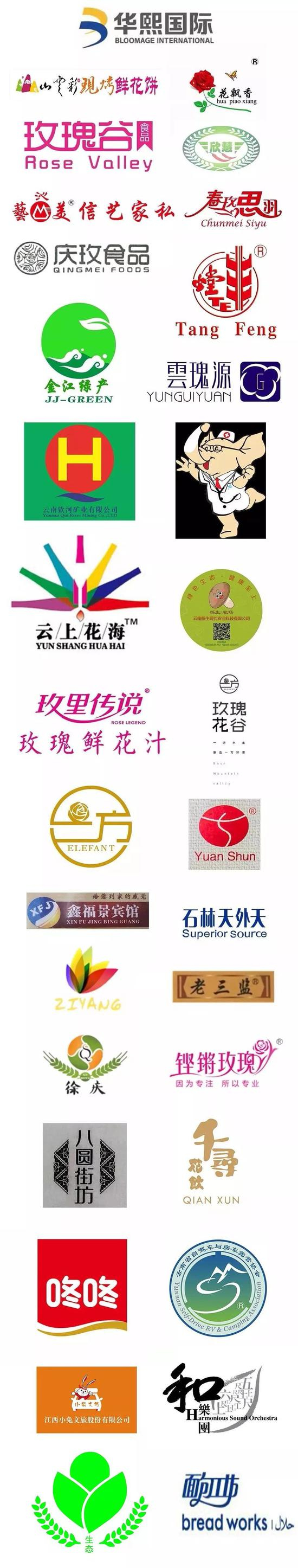 注：排名不分先后