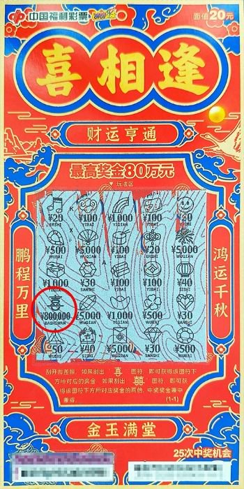 中奖彩票