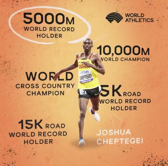 切普特盖屡破纪录。