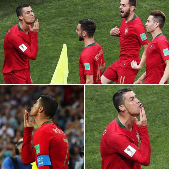 C罗摸了摸山羊胡，他就是GOAT——历史最佳！