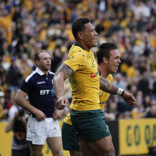 澳大利亚橄榄球运动员Israel Folau，图片来源于Wiki Commons