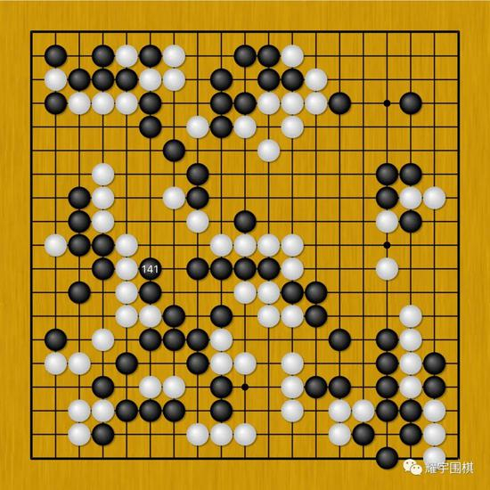 图5：黑141贴，是做活下方黑大块的唯一手段。