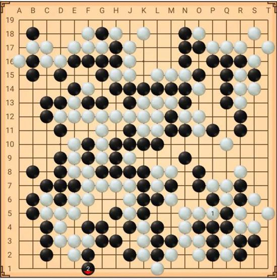 图说：屠晓宇在胜负关头完成逆转 棋图