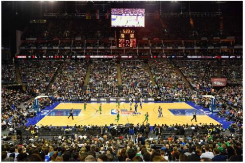 NBA从2011年开始把一场常规赛放在伦敦进行