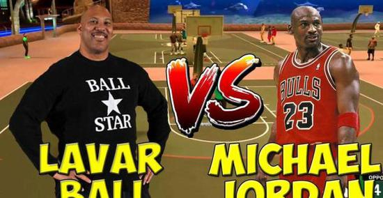 “球爹”一直叫嚣着要和乔丹单挑。