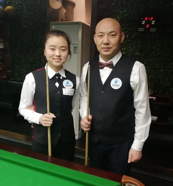 白雨露与师傅李建兵