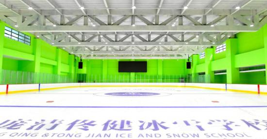 佟健和妻子庞清全面转型推广花滑运动。图/社交媒体