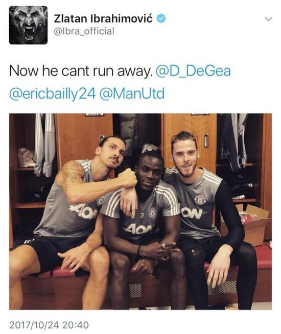 伊布和拜利的互动是球迷经常会提起的一个梗