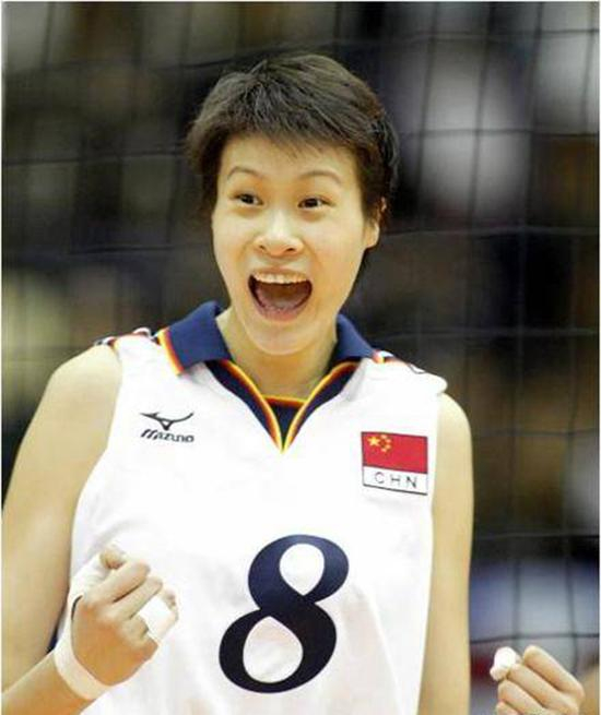 运动员时期的赵蕊蕊。