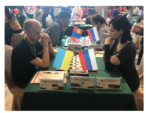 乌克兰特级大师阿尼基耶夫·尤里对阵俄罗斯美女特级大师特卡琴科·达利娅