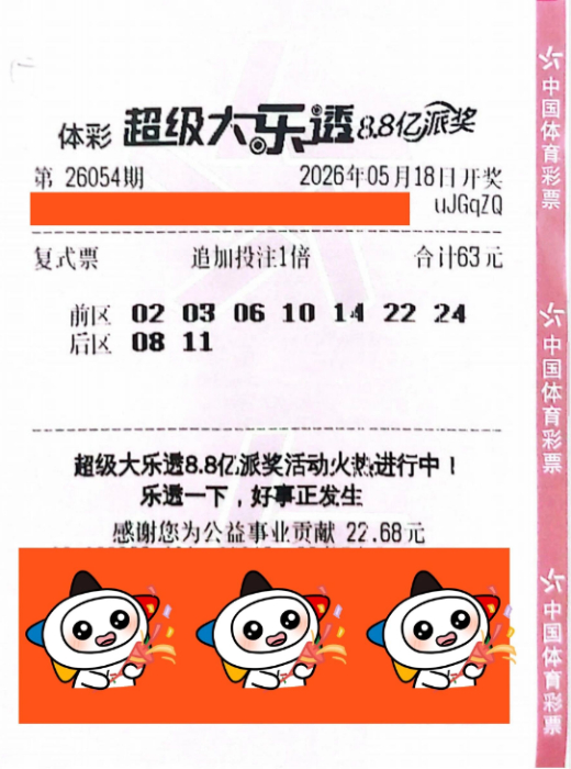 中奖彩票