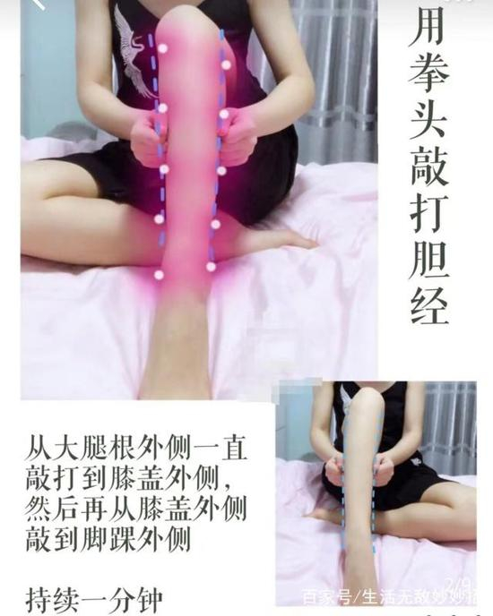 [注意事项]：来月经不敲 十一点之后不敲 不用天天敲 饭后不敲