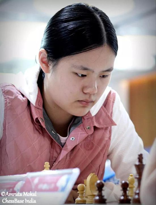 （朱锦尔在比赛中）