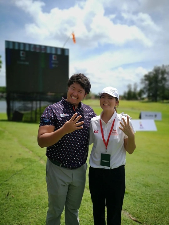 田泽大河在四分之一决赛阶段击出了400码的超远距离