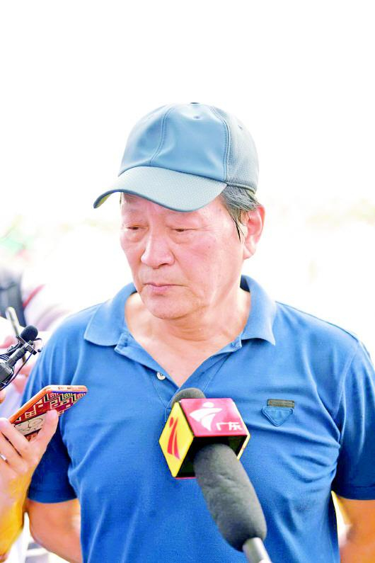 ▲朱广沪长期致力于中国足球青训。