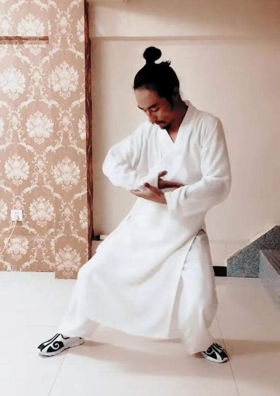 何维越表示自己是传统武术爱好者。