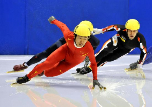 隋宝库个人滑冰精彩瞬间