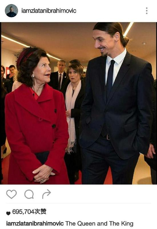 伊布曾对瑞典国王说：当我不在时，你要替我照顾好国家