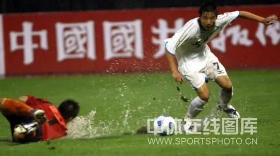 ▲武磊在2009年全运会决赛中。