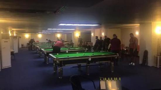 台球是风靡全国的运动