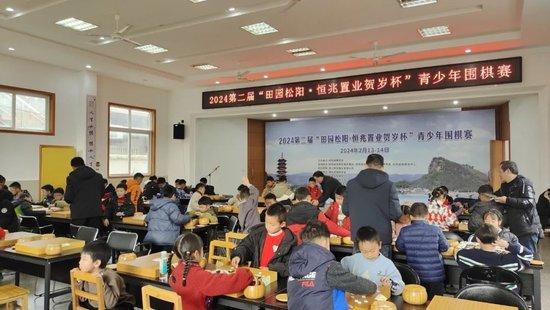 ▲赛场(初中组、小学组)现场