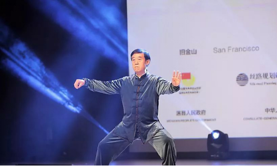 国家非遗项目陈式太极拳代表性传承人陈正雷表演太极拳