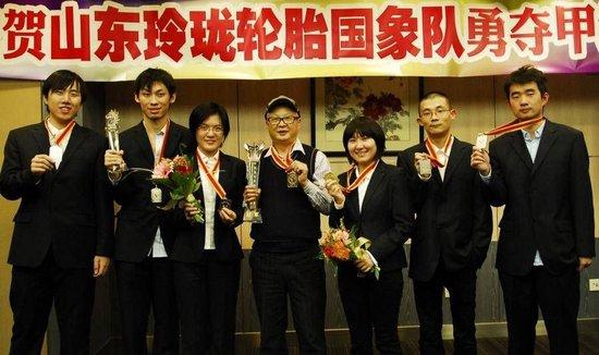 山东国象队世界甲级联赛二次登顶