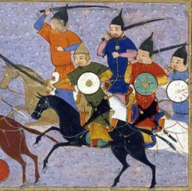 欧洲画家笔下的蒙古骑兵