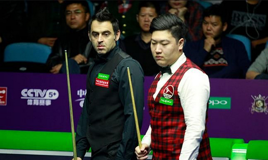 颜丙涛与奥沙利文