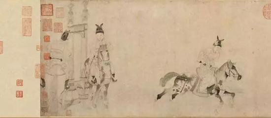 唐明皇打马球图