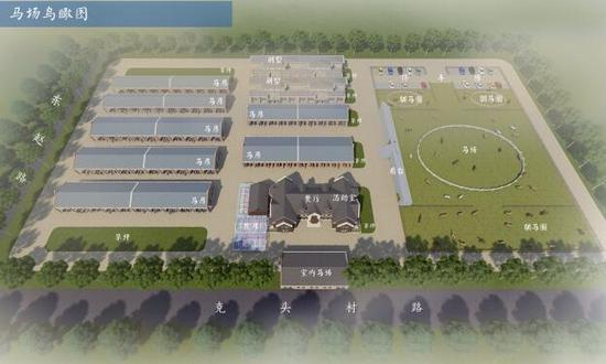 艾莉健达马术俱乐部马场鸟瞰图