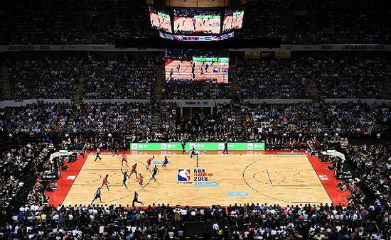 一年一度NBA中国赛。图片来源：视觉中国