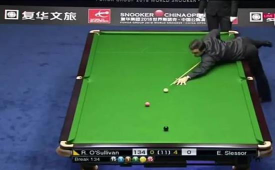 63年经典之路星牌台球桌上出现72杆147占半壁江山