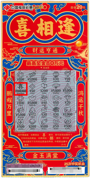中奖彩票