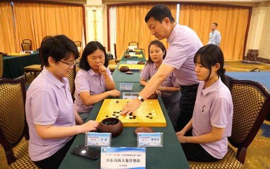2024年山东女子围棋队冲甲成功