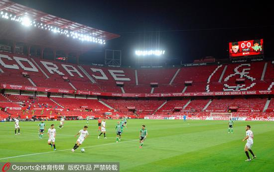  目前各国复赛的足球联赛几乎全部采用空场。