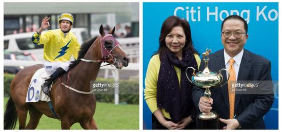 ▲“明月千里”及其马主