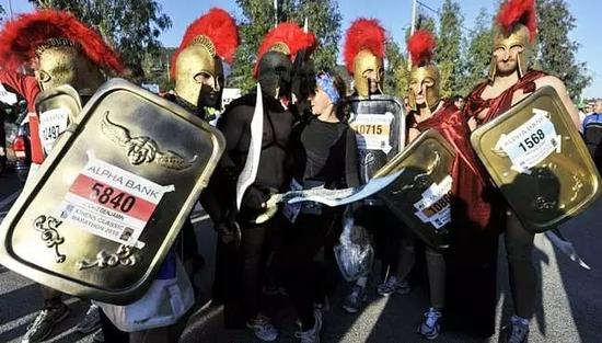 希腊的马拉松选手 ©freemalaysiatoday.com