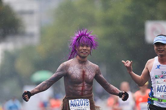 cosplay成为厦马的一道风景线。视觉中国 图