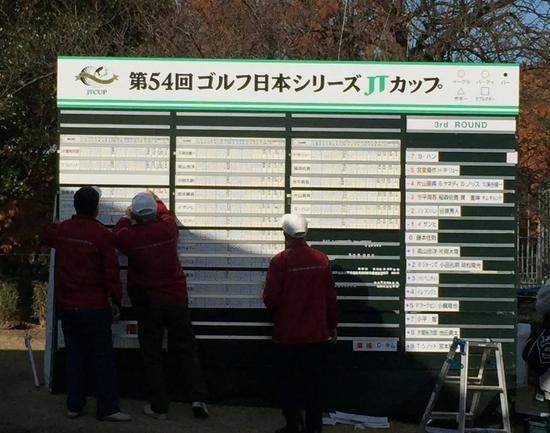 日巡赛的记分板