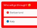 欧足联官网瑞士VS意大利晋级比例:意大利晋级58%