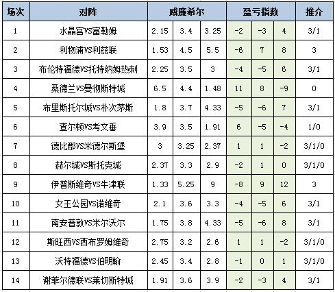 盈亏指数