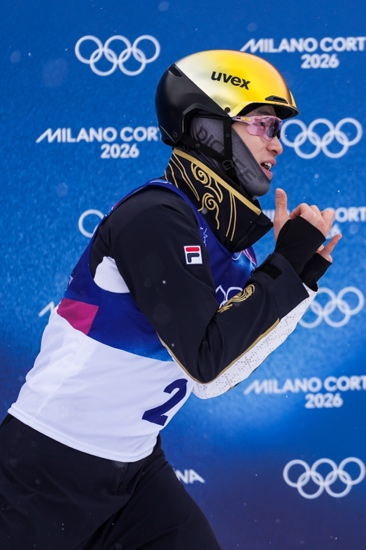 自由式滑雪男子空中技巧铜牌得主李天马