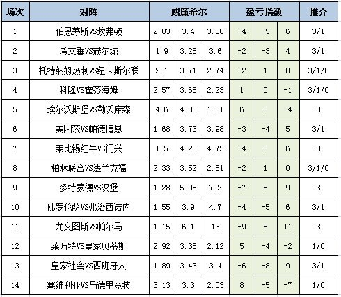 盈亏指数