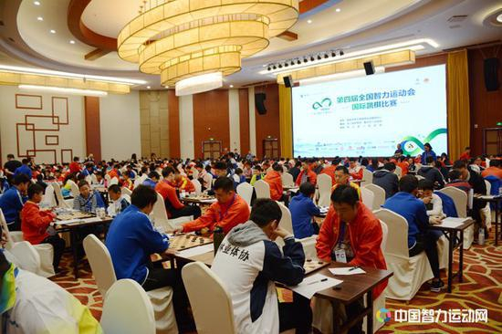 国际跳棋比赛现场（资料图）