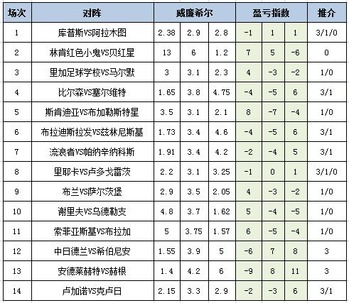 盈亏指数
