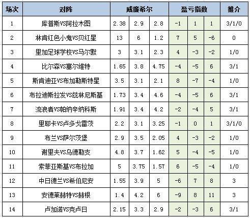 盈亏指数