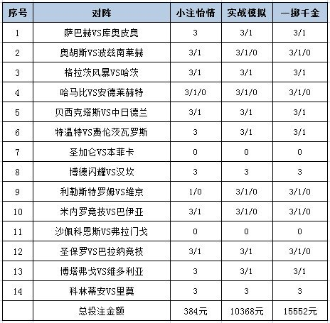 投注计策