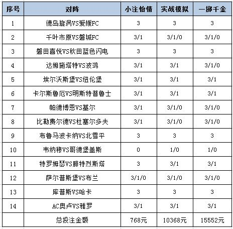  投注策略