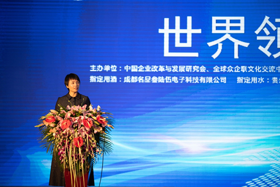 王静出席世界领袖与企业领袖高峰会